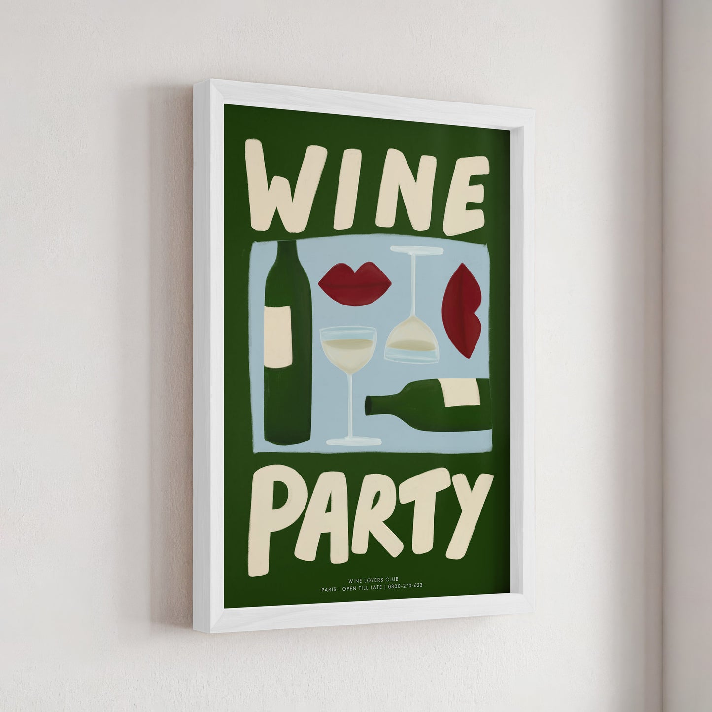 Wine Party - Colourful Background