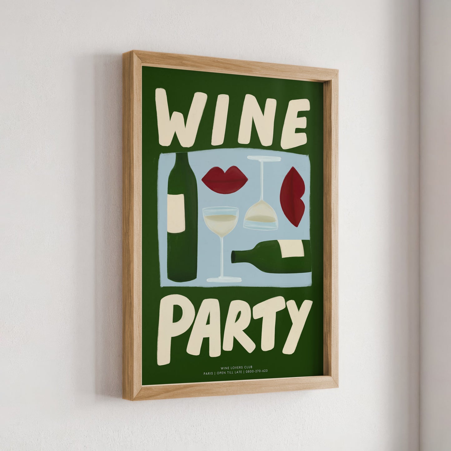 Wine Party - Colourful Background