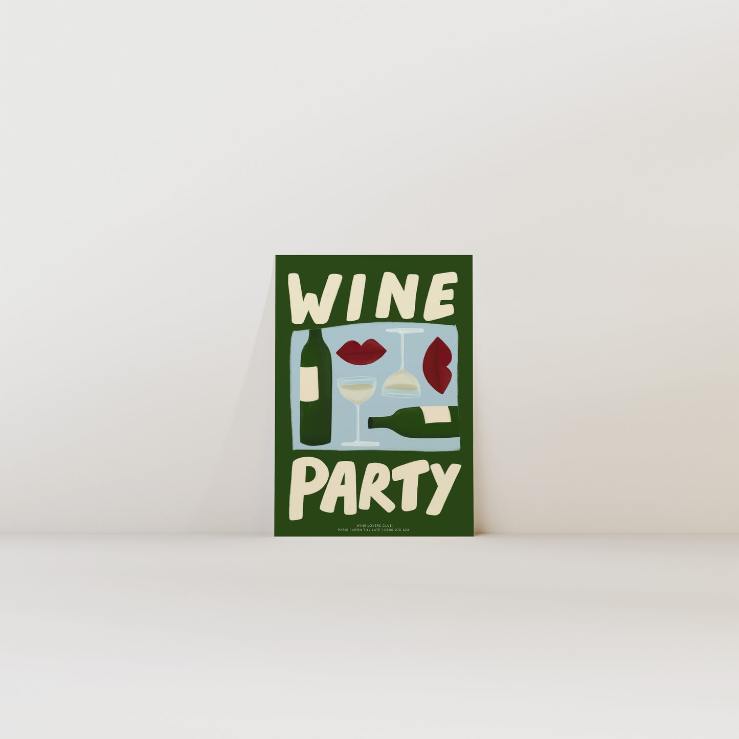 Wine Party - Colourful Background