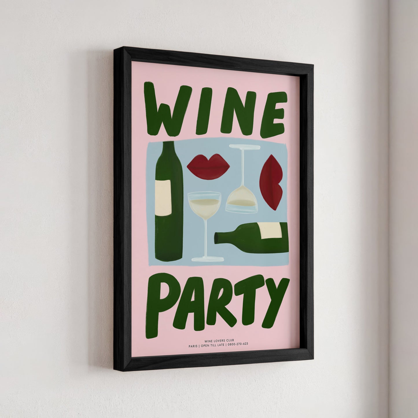 Wine Party - Colourful Background