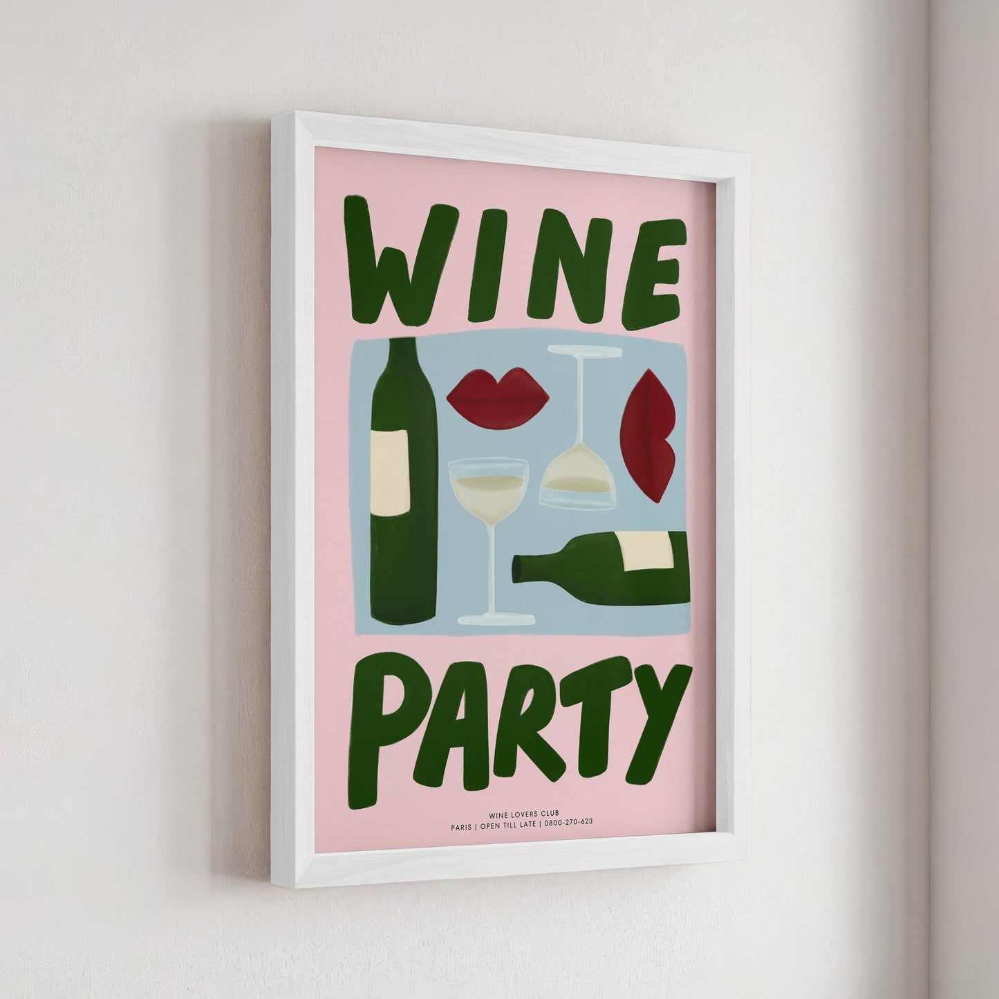 Wine Party - Colourful Background