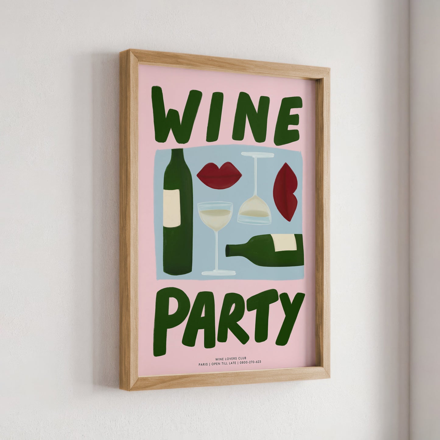 Wine Party - Colourful Background