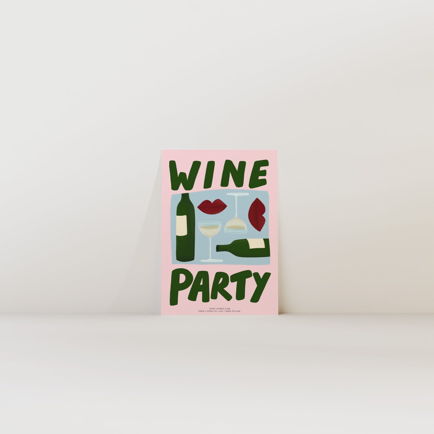 Wine Party - Colourful Background