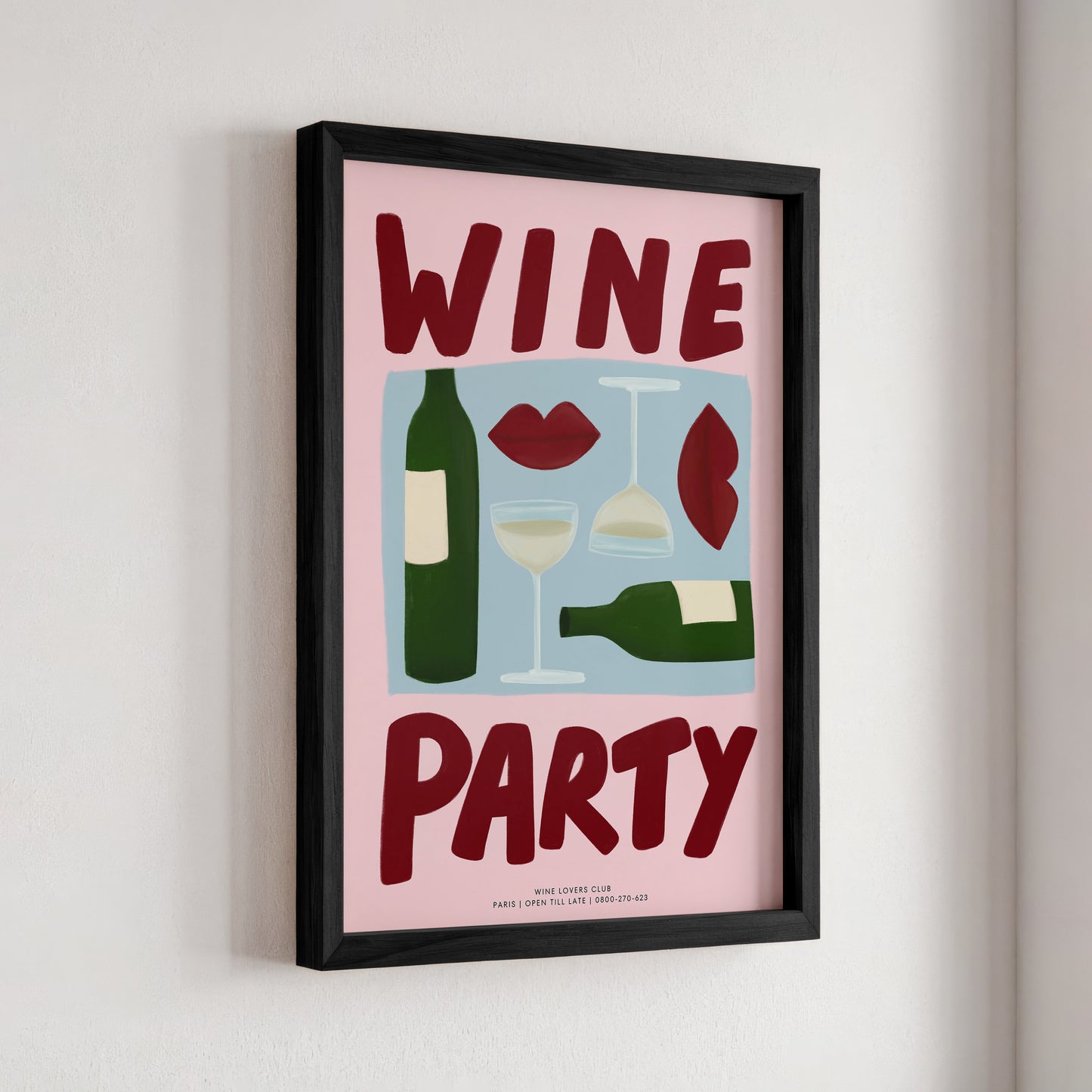Wine Party - Colourful Background