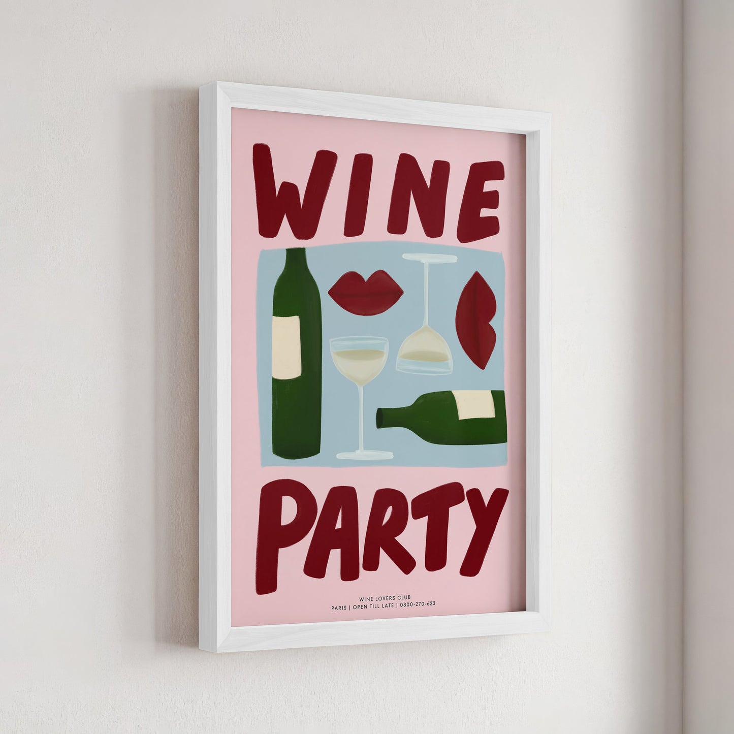 Wine Party - Colourful Background
