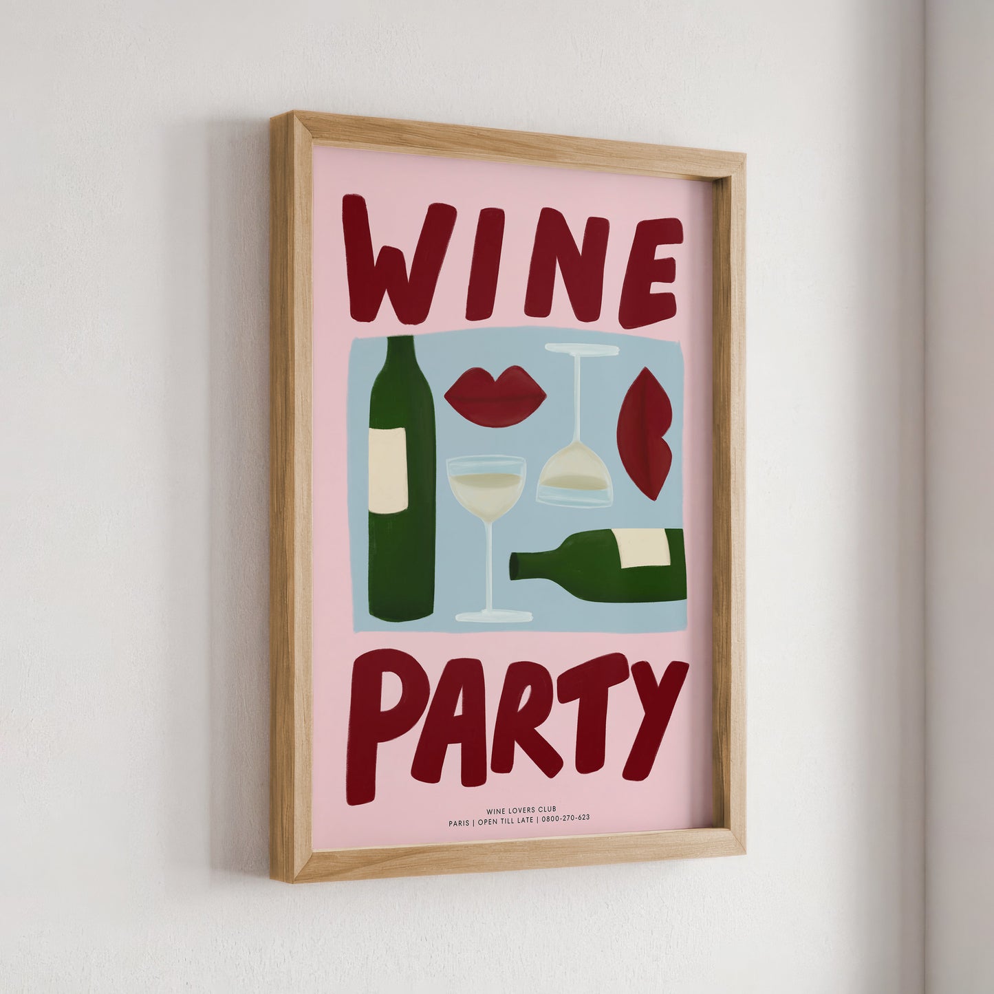 Wine Party - Colourful Background
