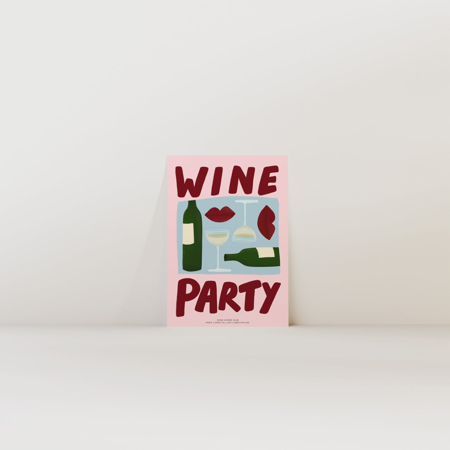 Wine Party - Colourful Background