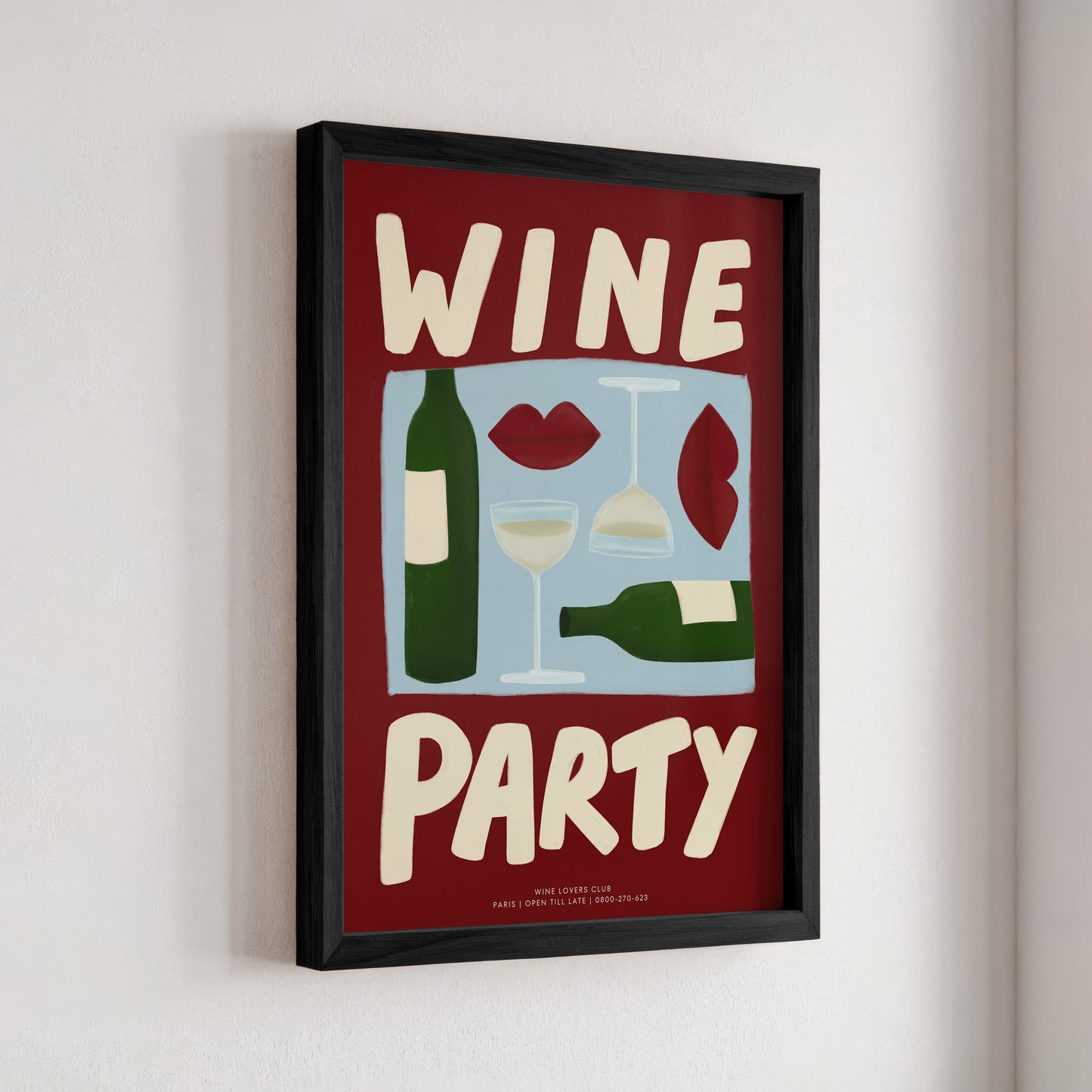 Wine Party - Colourful Background