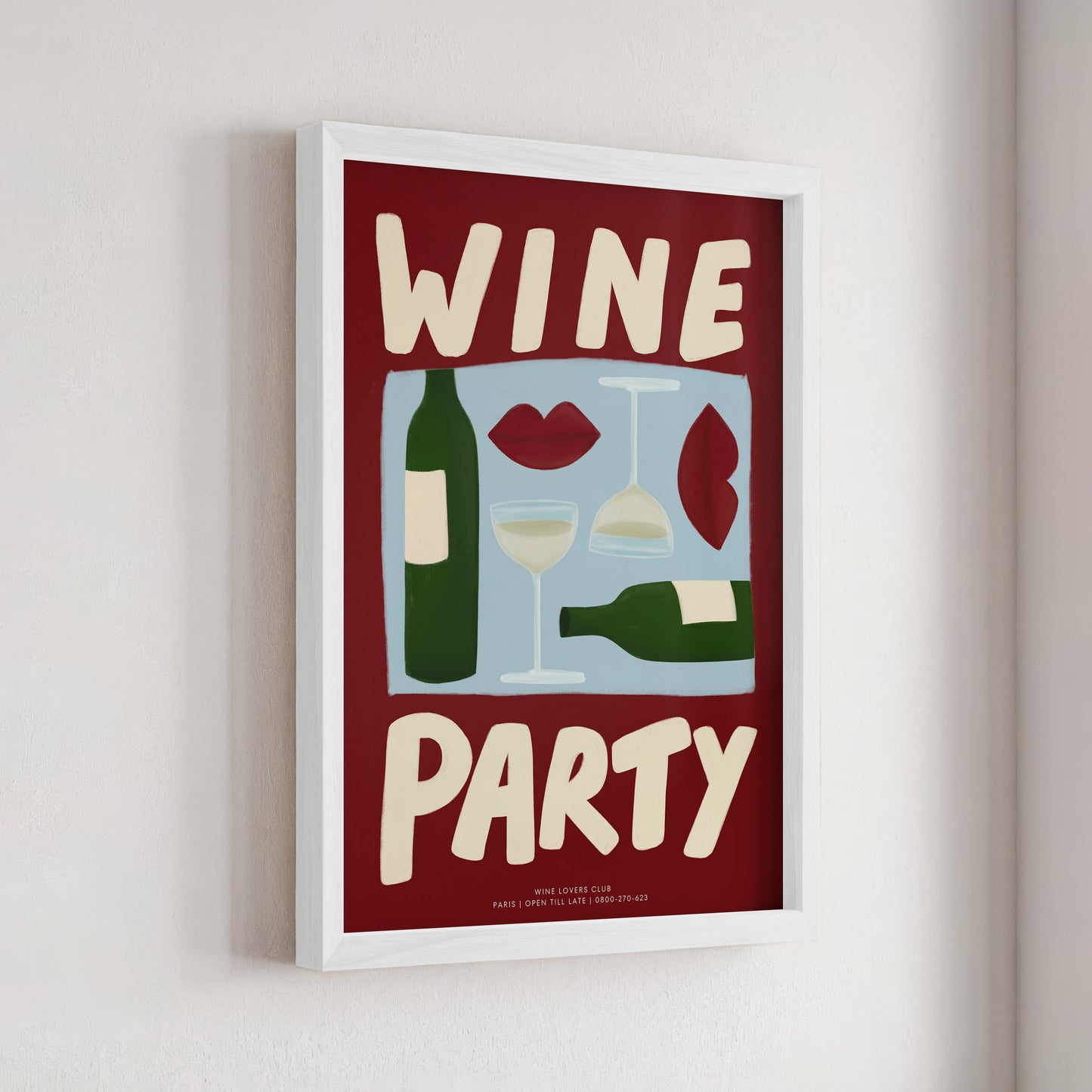 Wine Party - Colourful Background