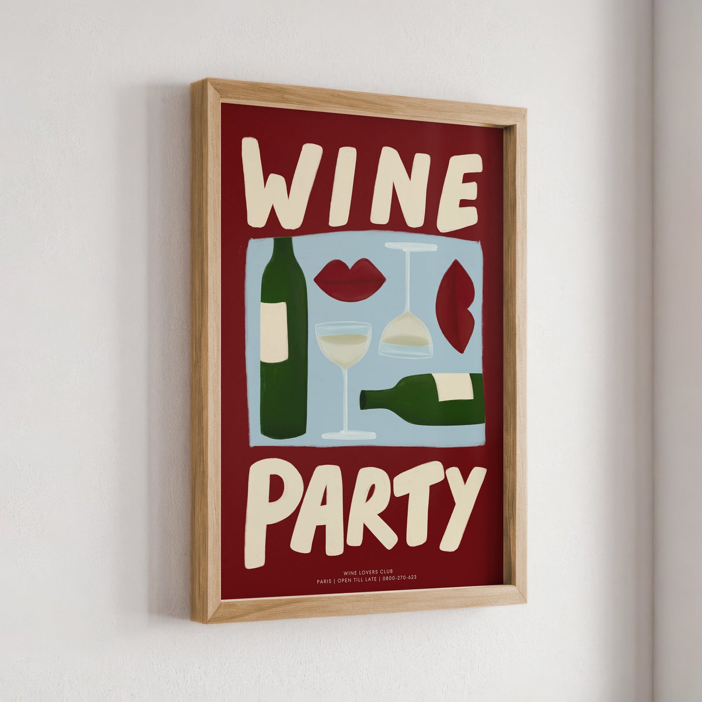 Wine Party - Colourful Background
