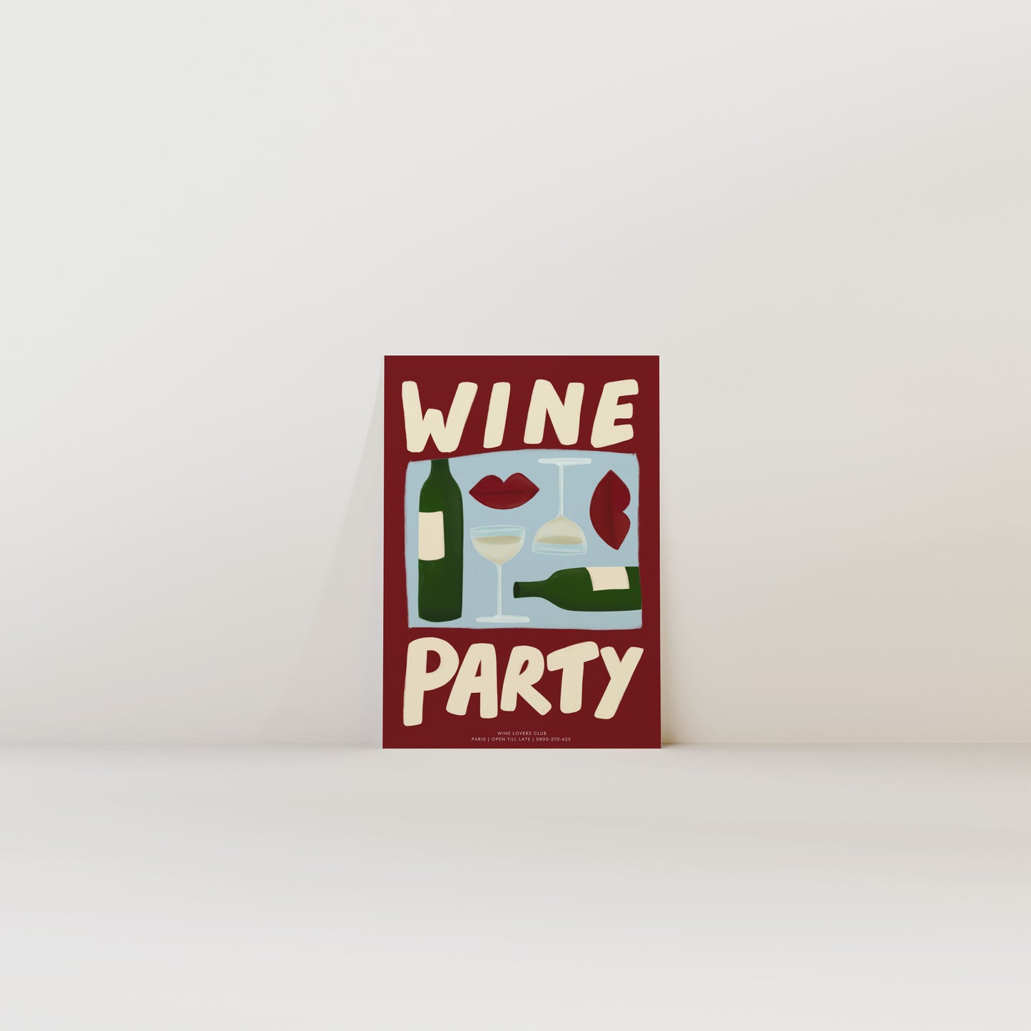 Wine Party - Colourful Background
