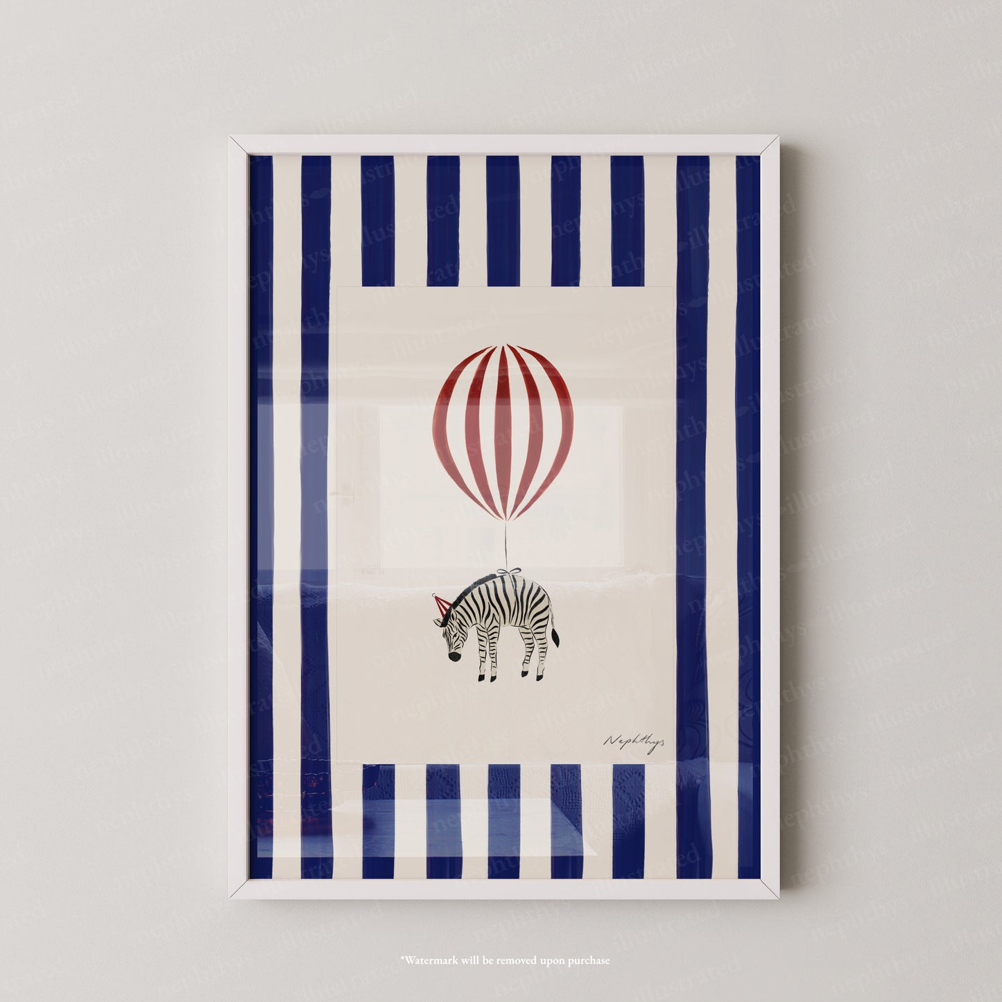 Zebra Balloon