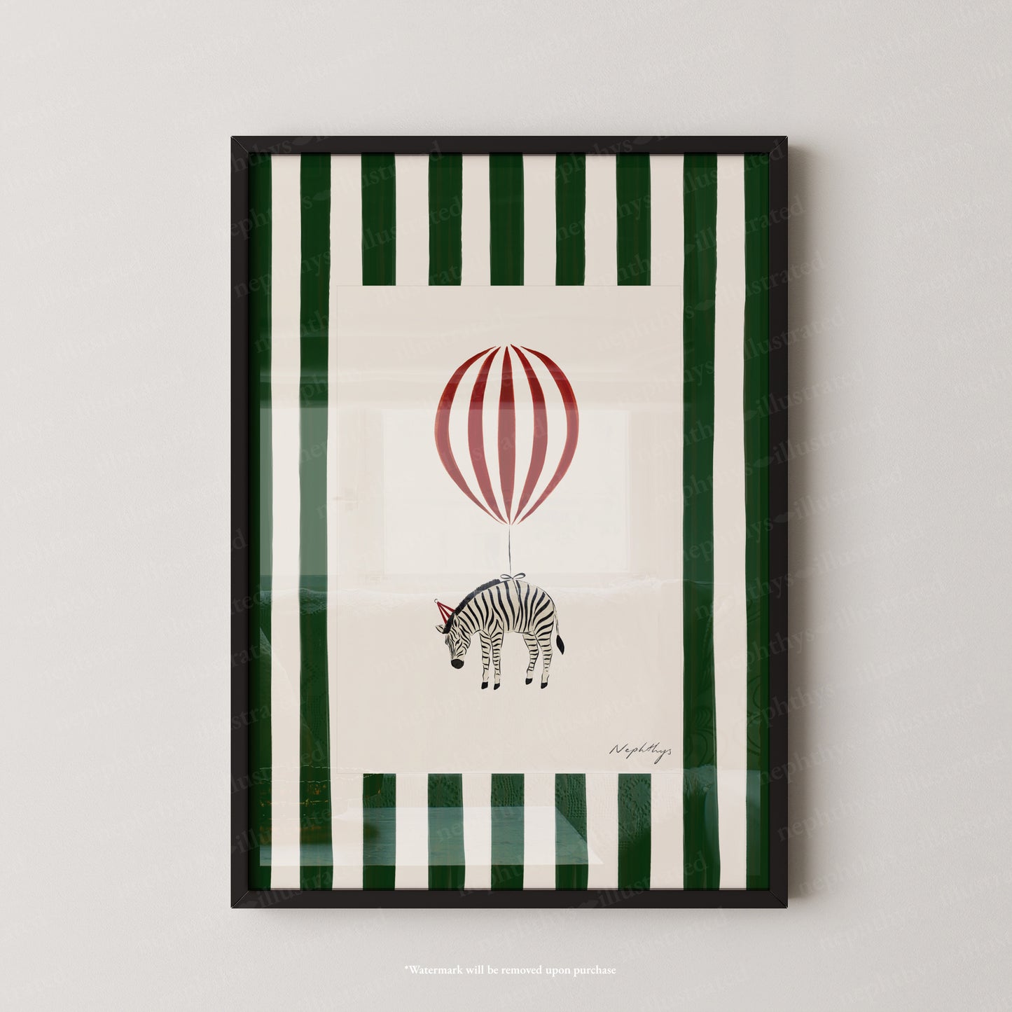 Zebra Balloon