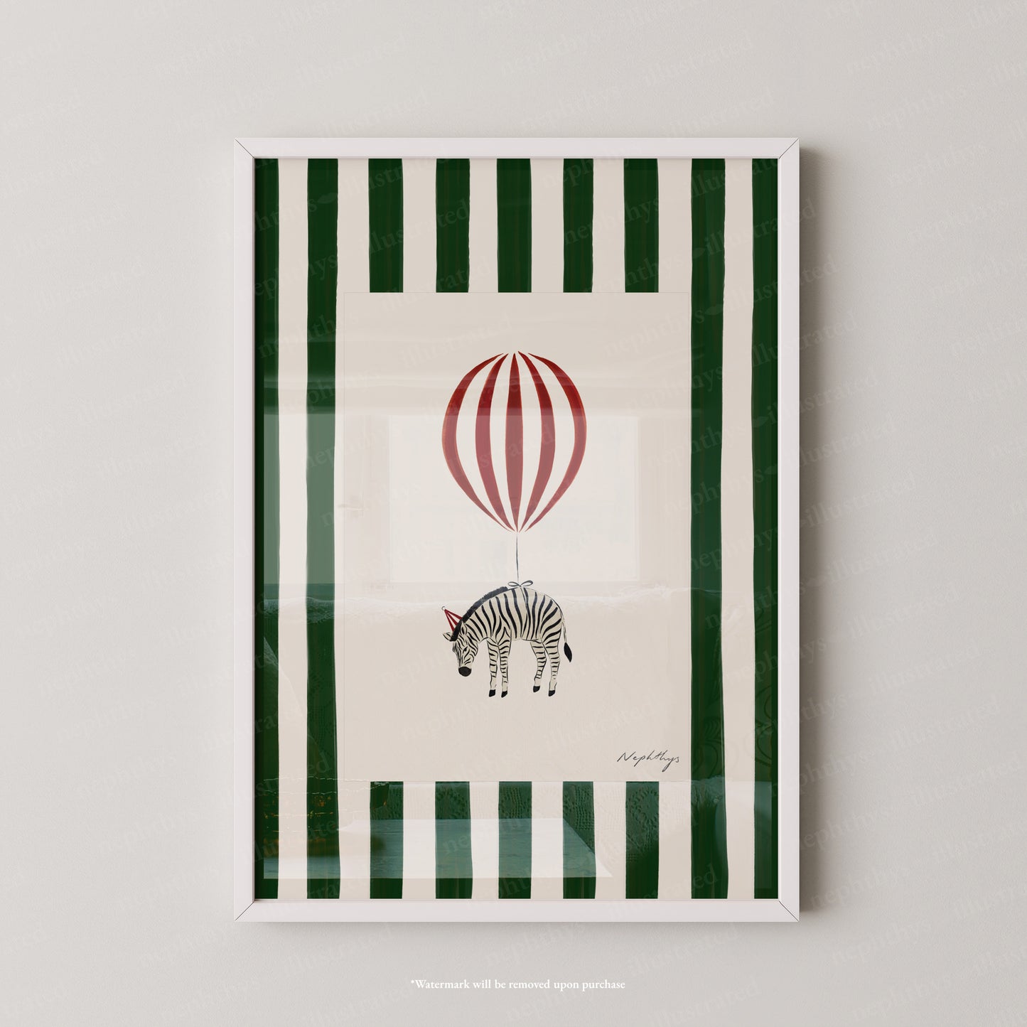 Zebra Balloon