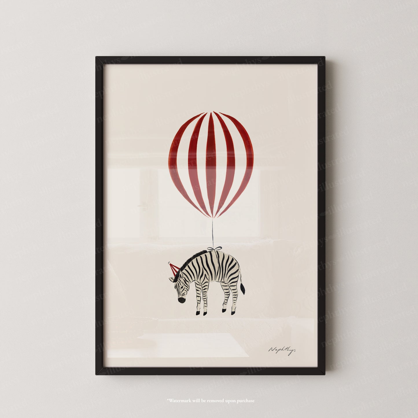 Zebra Balloon