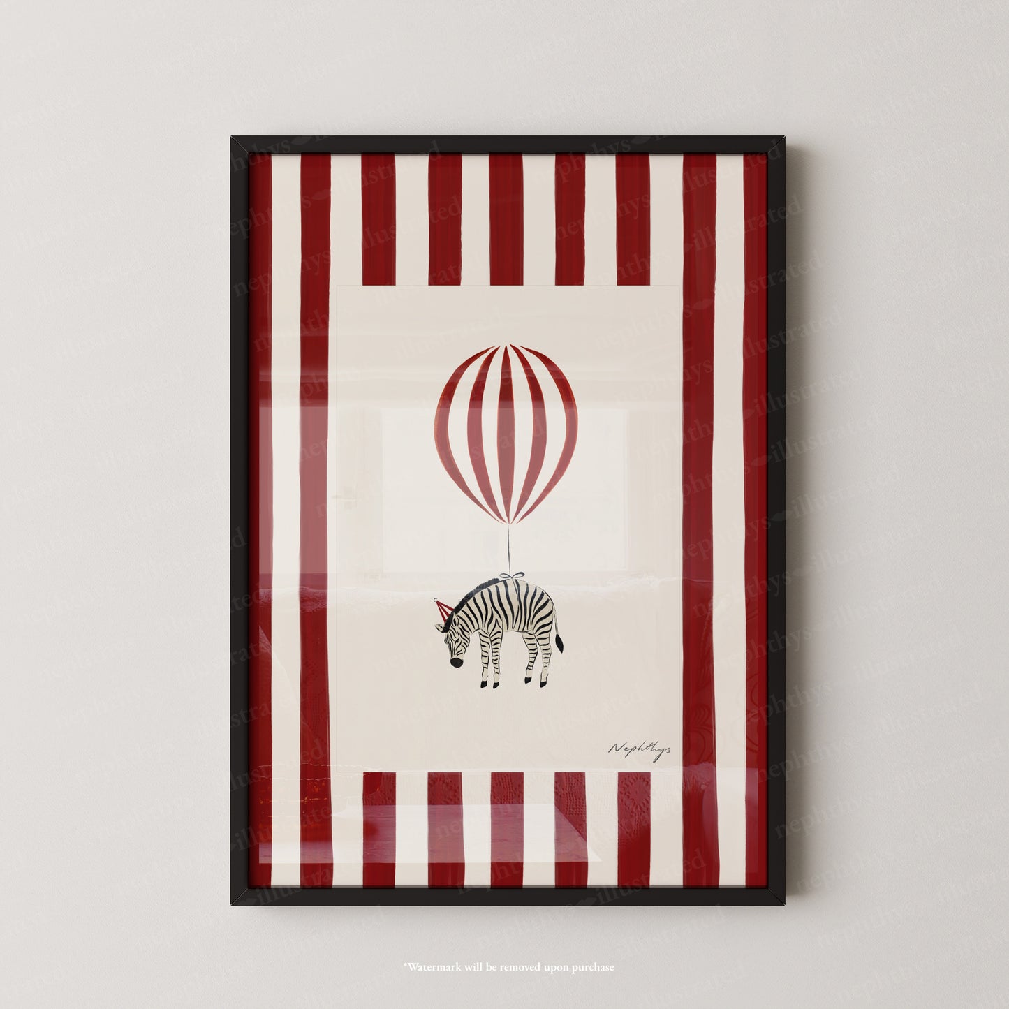 Zebra Balloon