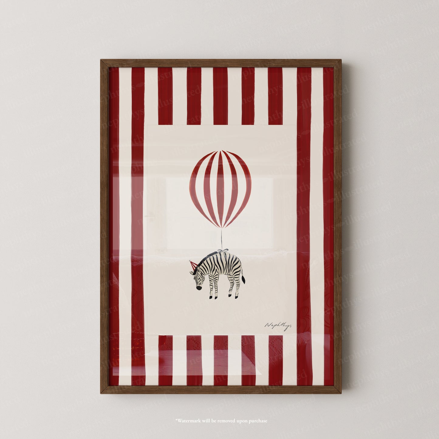 Zebra Balloon