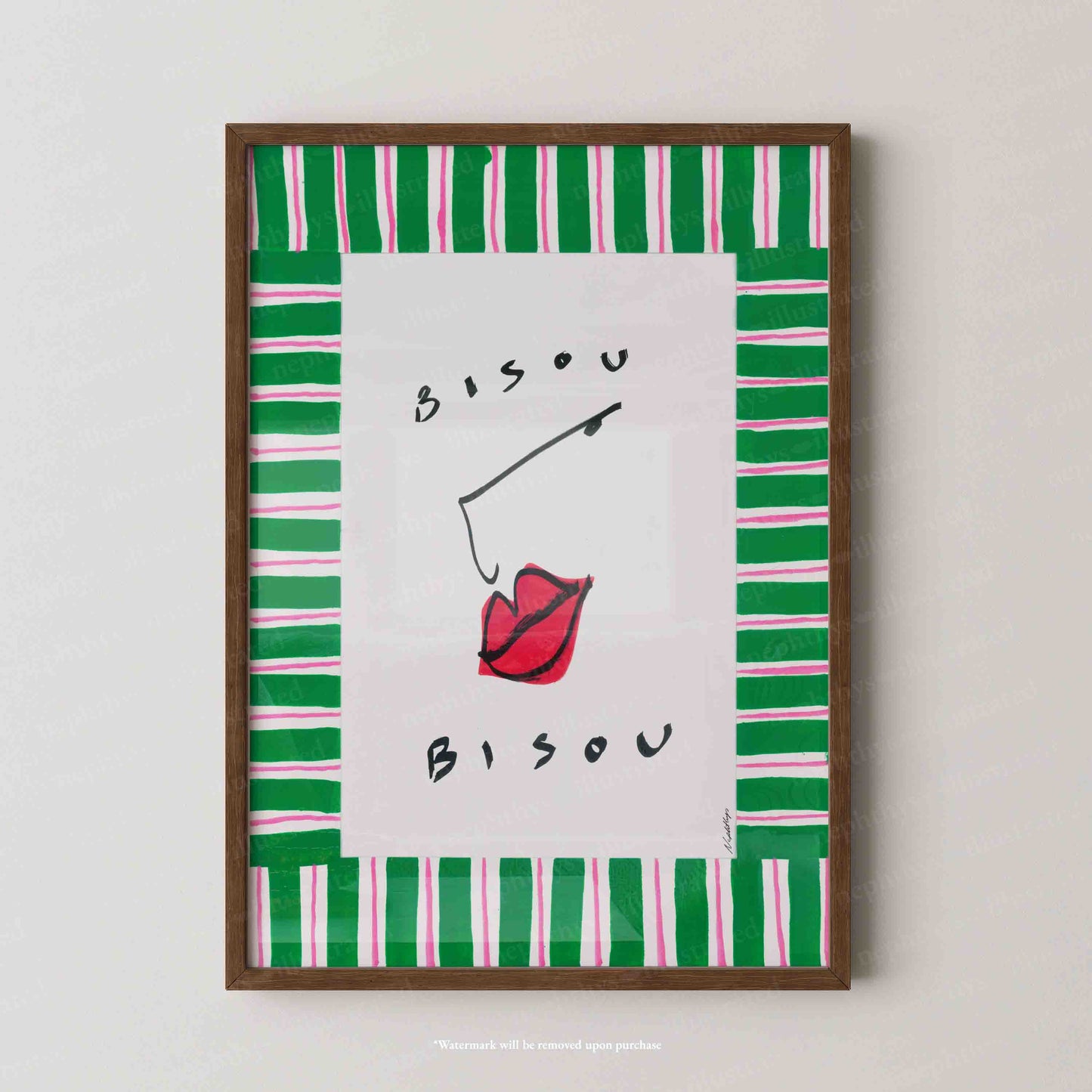 Bisou Acrylic Edition