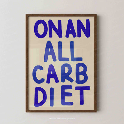 All Carb Diet