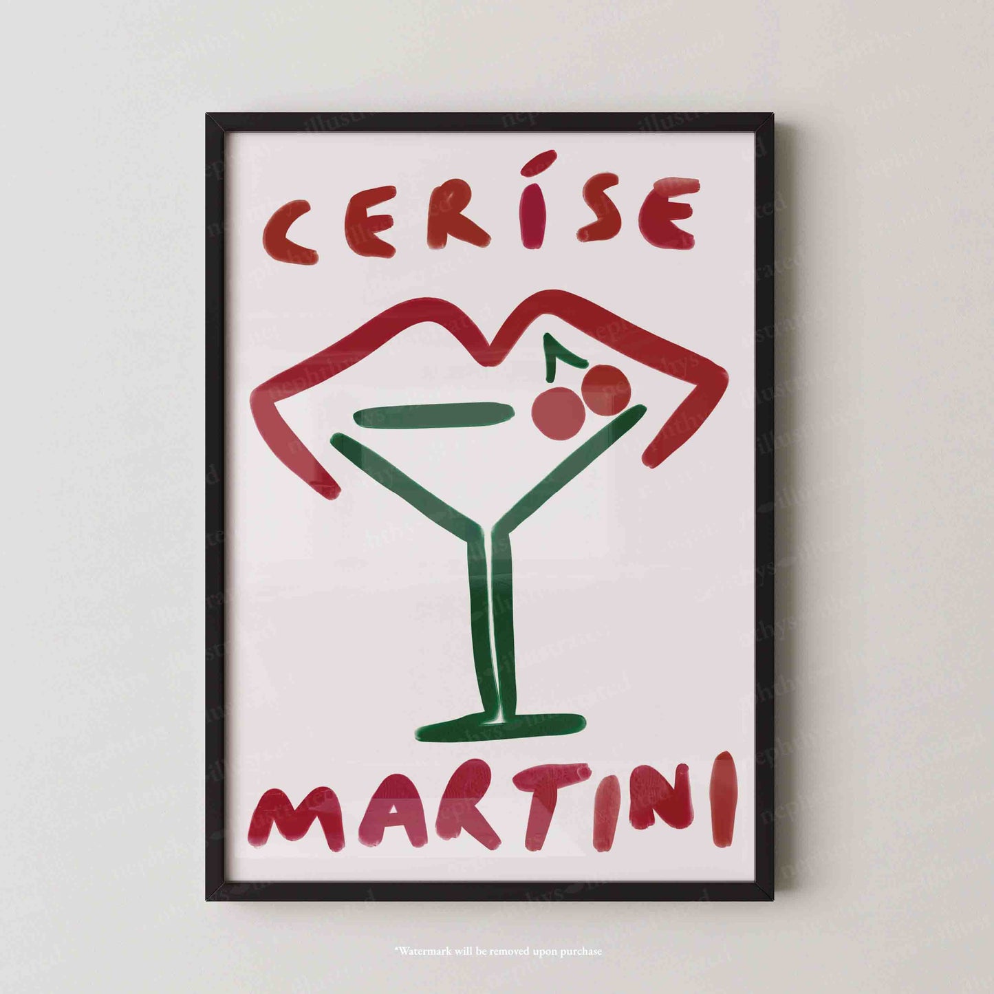 Cerise Martini