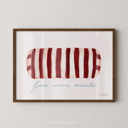 Five More Minutes Striped Bolster