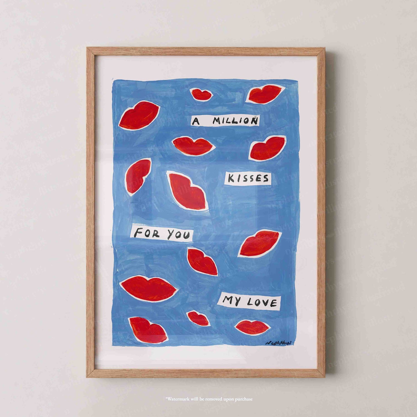 A Million Kisses Print
