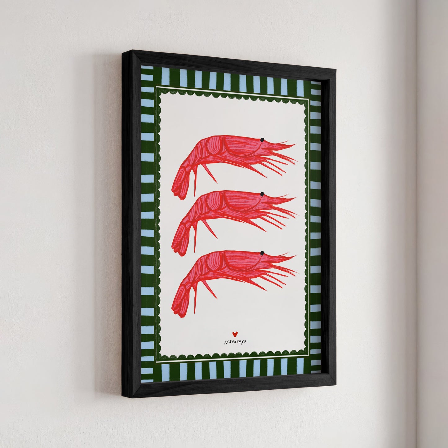 The dancing prawns (Portrait)