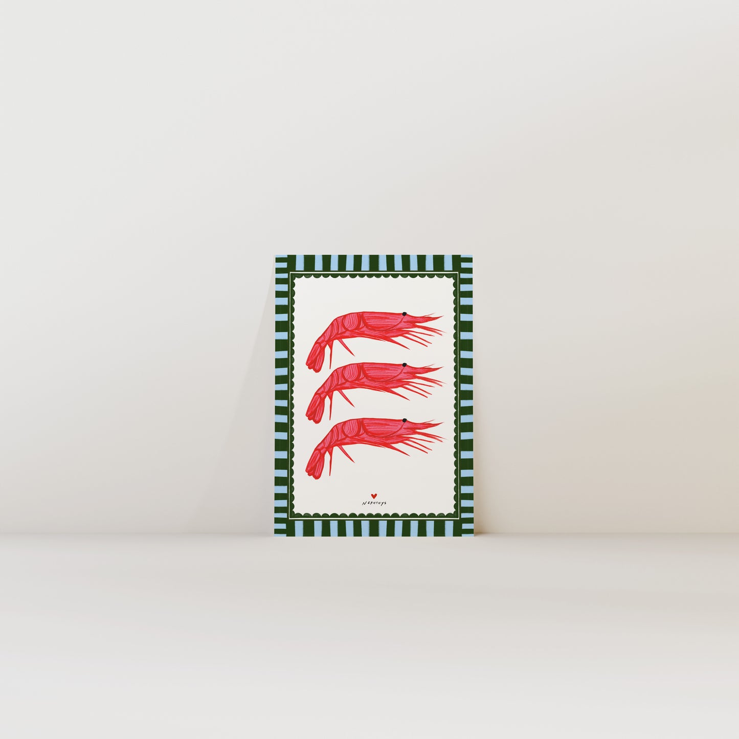 The dancing prawns (Portrait)