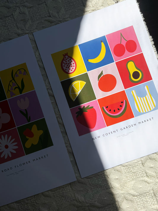 New Covent Garden Market Print